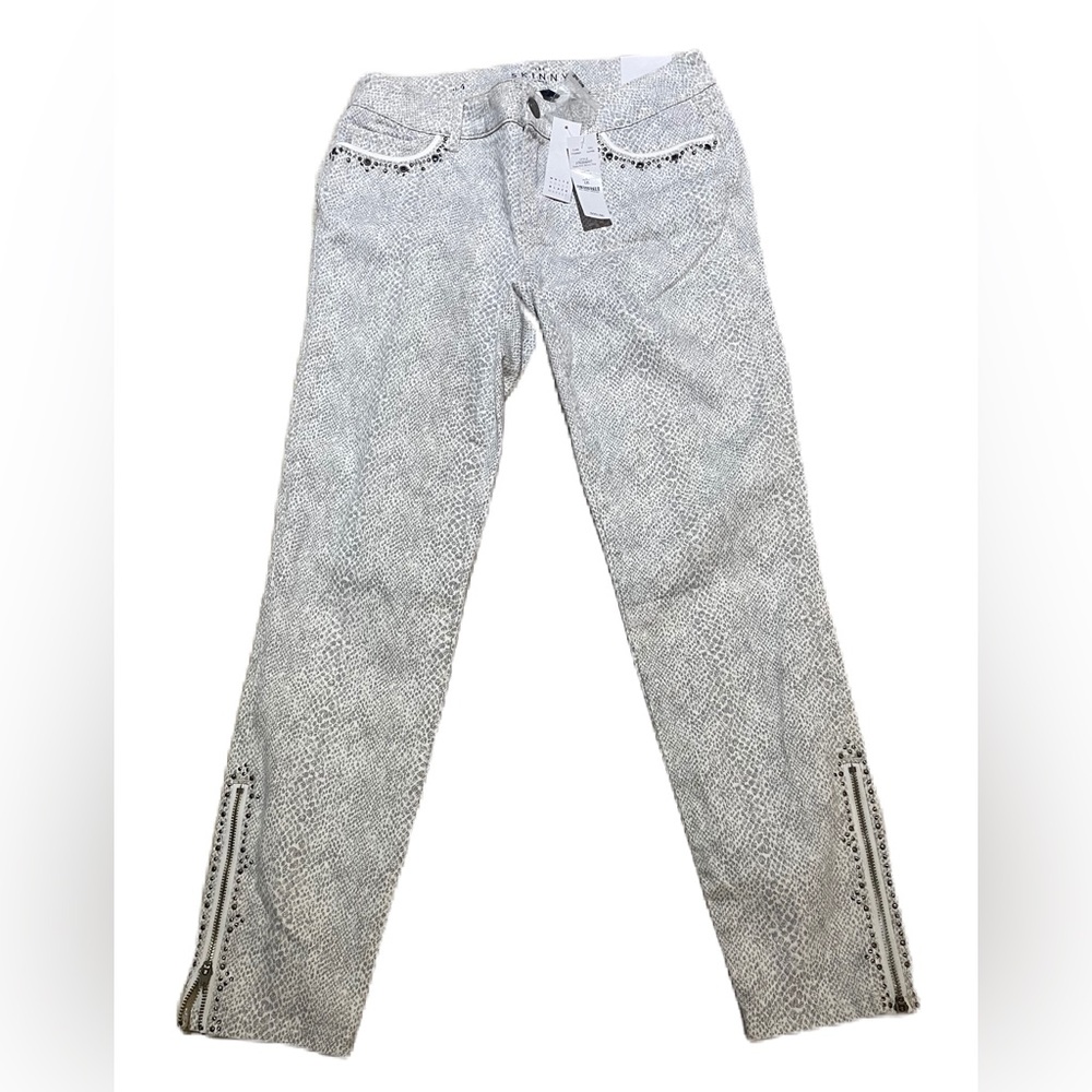 NEW-White House Black Market Snake print pants size 4